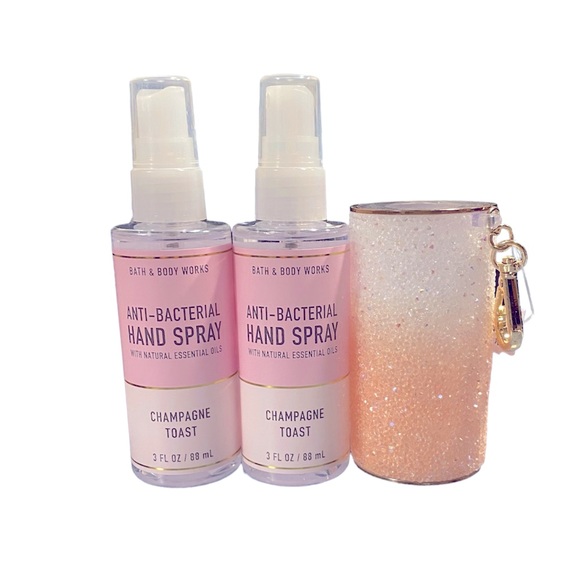 Bath & Body Works Bath & Body Champagne Toast Antibacterial Hand Spray Set Bath And Body